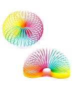 Rainbow Spring Toys Rainbow Magic Spring Slinky Bouncing Toy For Kids SM09-15