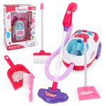 Pink And White Simulation Vacuum Cleaner 0781