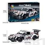 70001 Remote Control Porsche Building Block Set – 386 Pieces
