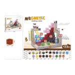 Minecraft Magnetic Building Block Set – 133PCS 3D Construction Toy CH1358-1