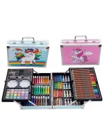 145-Piece Stationery Gift Set in Aluminum Case – Pink Horse