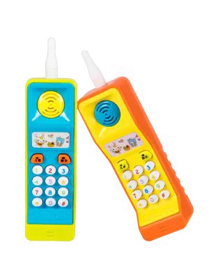 kids role play phone - 9-Piece Multi-Function Pretend Mobile Phone