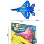ANTSIR F-22 Raptor RC Plane – 2.4GHz Remote Control Fighter Jet with 6-Axis Gyro ZY005-B