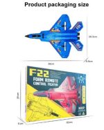 ANTSIR F-22 Raptor RC Plane – 2.4GHz Remote Control Fighter Jet with 6-Axis Gyro ZY005-B