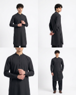 Custom Afghan Tailoring – Made-to-Measure Kameez & Shalwar Set, Grace Fabric - Image 3