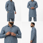 Custom Afghan Tailoring – Made-to-Measure Kameez & Shalwar Set, Nasib Al-Ameed Fabric