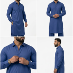 Custom Afghan Tailoring – Made-to-Measure Kameez & Shalwar Set, Royal Majesty Fabric