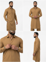 Custom Afghan Tailoring – Made-to-Measure Kameez & Shalwar Set, SHAMS AL NOOR Fabric