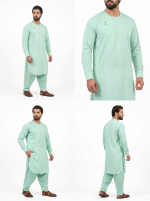 Custom Afghan Tailoring – Made-to-Measure Kameez & Shalwar Set, SHAMS AL NOOR Fabric - Image 7
