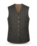 Premium Kashmiri Line Fabric Waistcoat – Simple Elegant Design, Custom Tailored in Multiple Colors