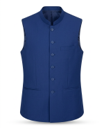Premium Kashmiri Line Fabric Waistcoat – Simple Elegant Design, Custom Tailored in Multiple Colors - Image 2