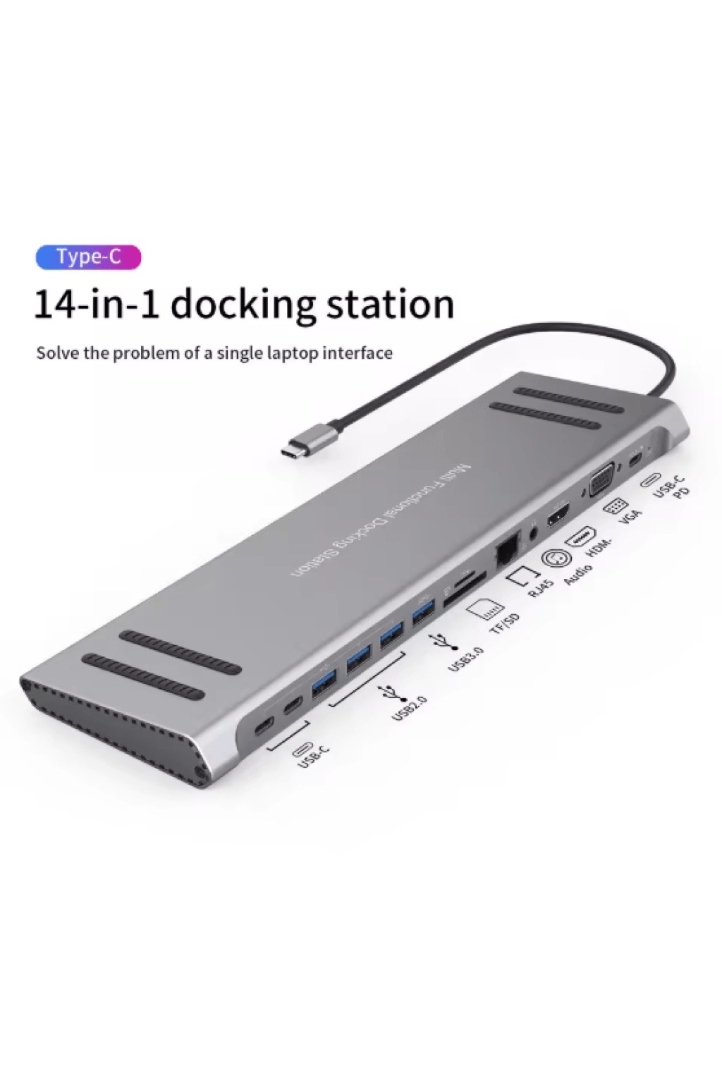 14-in-1-usb-c-docking-station-c-8488388 14 - in - 1 USB - C Docking Station © - Zambeel