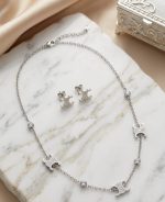 Elegant Silver Jewelry Set