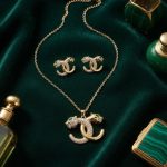 Panther Monogram Jewelry Set