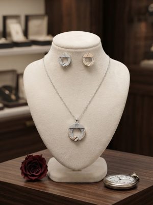 Elegant Two-Tone Jewelry Set