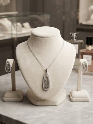Elegant Silver Jewelry Set