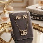Gold DG Jewelry Set