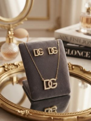 Gold DG Jewelry Set