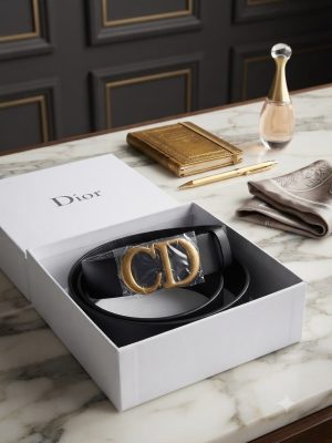 Dior CD Leather Belt