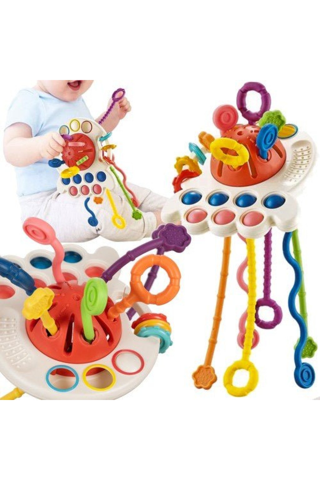 4-in-1-baby-pull-string-sensory-toy-1367920 4 - in - 1 Baby Pull String Sensory Toy - Zambeel