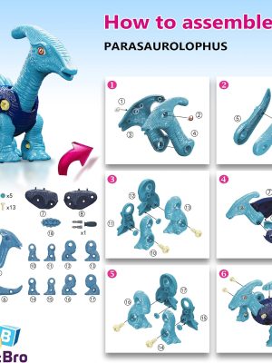 DIY Take-Apart Dinosaur Toy