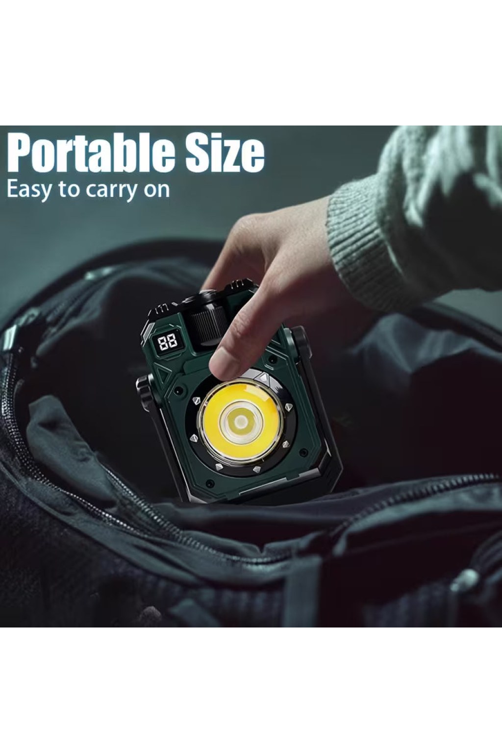 9dd220dc-b624-4bdc-9b22-5fc923d22c8f-1 Multifunctional Rechargeable LED Work Light with Solar Panel & Magnet