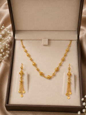 Elegant Bead Necklace Set