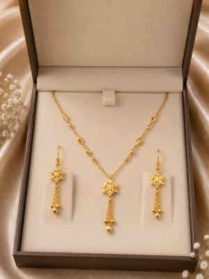 Elegant Star Tassel Necklace Set