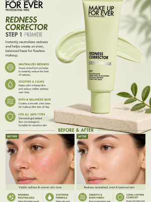 MAKE UP FOR EVER - Redness Corrector Step -1 Primer