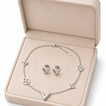 Elegant V Jewelry Set