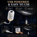 Portable Mini USB Starry Sky Projection Lamp