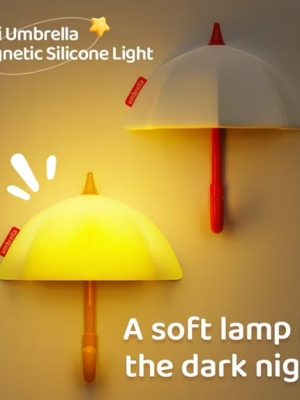 Mini Umbrella Magnetic Silicone Light
