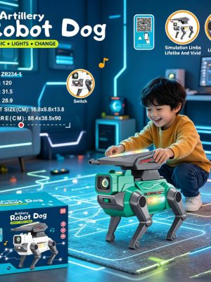 electronic robotic dog toy - Interactive Artillery Robot Dog
