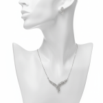 Asymmetric Leaf Jewelry Set - Zambeel