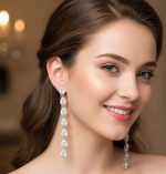 Aurora Drop Zircon Earrings - Zambeel