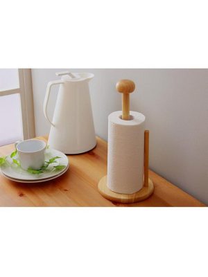 Bamboo Paper Roll Stand - Zambeel