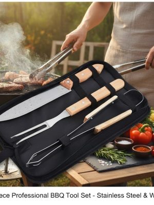 Barbecue Tools with Carry Case - Zambeel