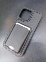 Black Wallet Phone Case with Card Holder - Zambeel