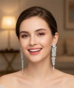Bloom Royale Crystal Earrings - Zambeel