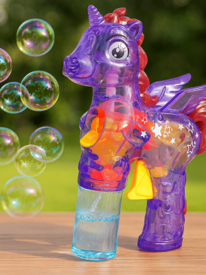 Bubble Game Unicorn Bubble Blower - Zambeel
