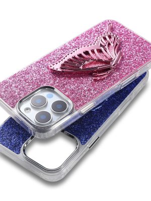 Butterfly Glitter Phone Case - Zambeel
