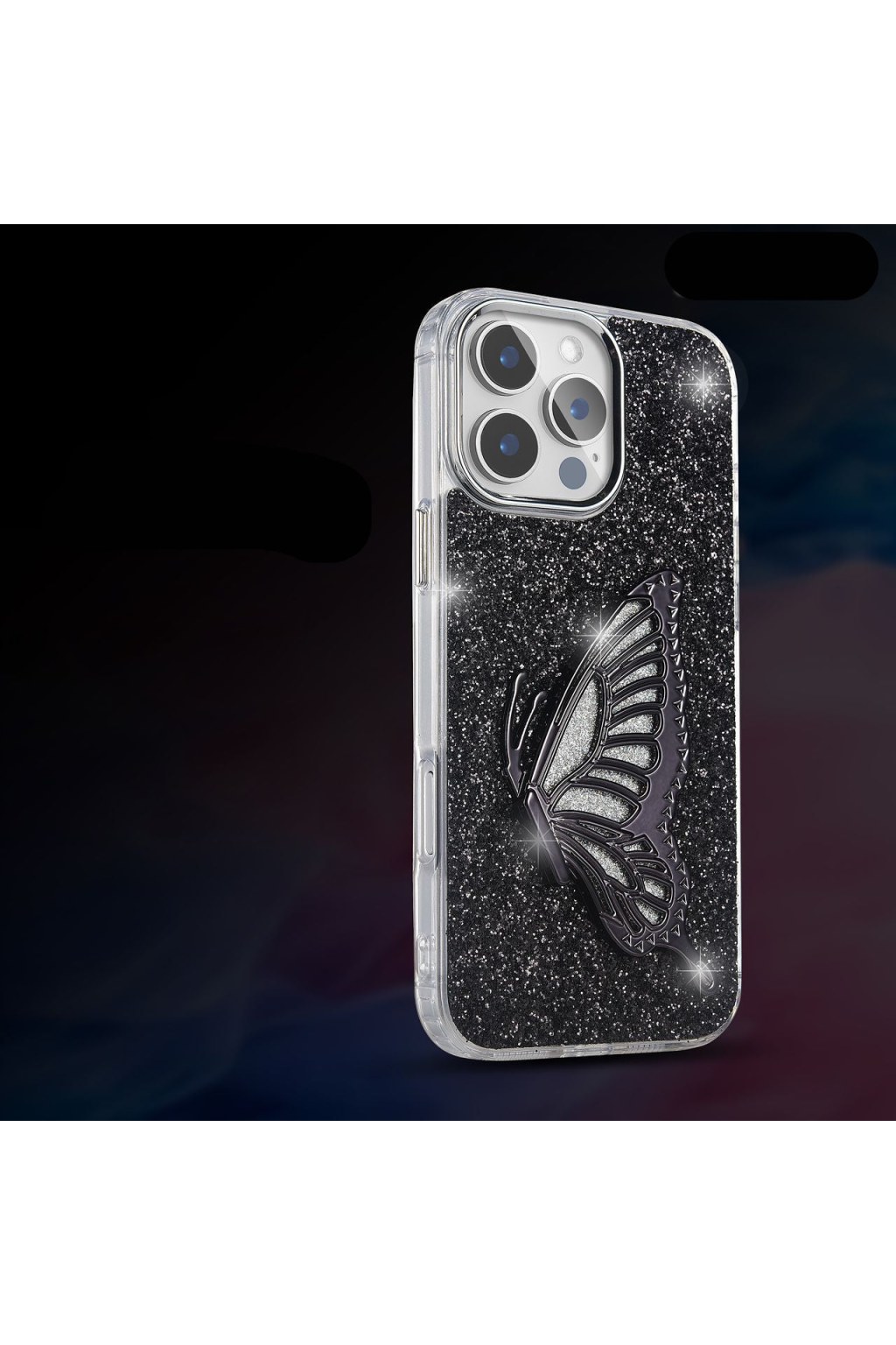 butterfly-glitter-phone-case-3541450 Butterfly Glitter Phone Case - Zambeel