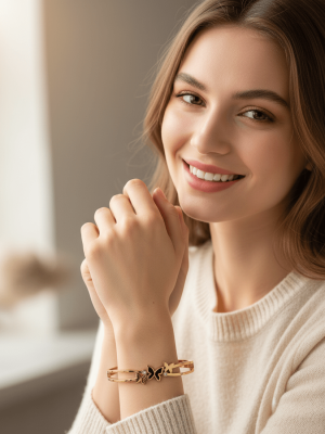 Butterfly Grace Bangle - Zambeel