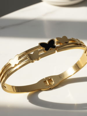 Butterfly Pathway Bangle - Zambeel