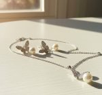 Butterfly & Pearl Drop Set - Zambeel