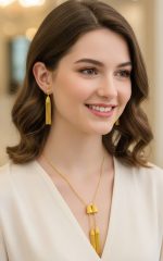 Cascade Tassel Necklace Set - Zambeel