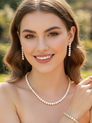 Celeste Crystal Choker Set - Zambeel