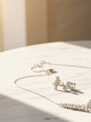 Celeste Vine Crystal Jewelry Set - Zambeel