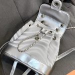 Chain Backpack Women's Water Ripple Fashion Travel Backpack Bags - Zambeel