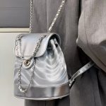 Chain Backpack Women's Water Ripple Fashion Travel Backpack Bags - Zambeel